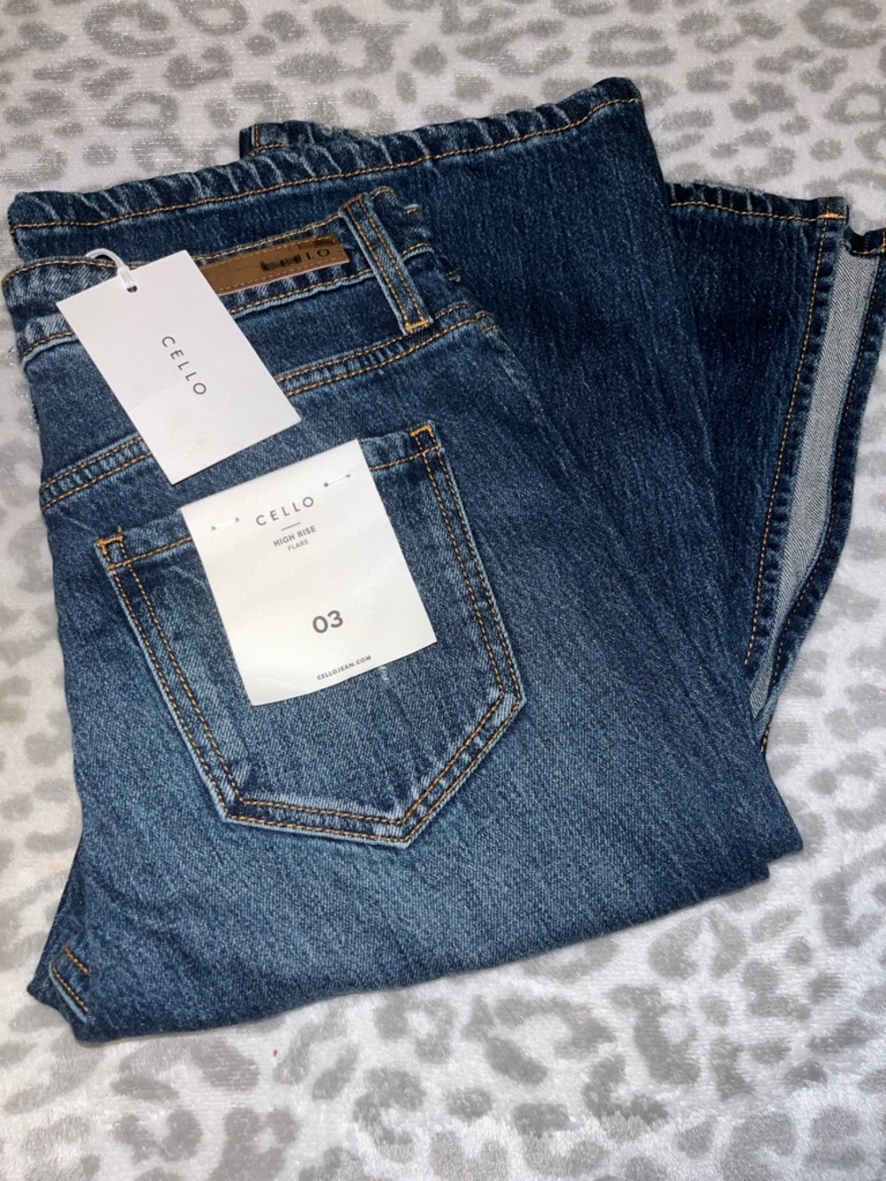 Cello Women's Dark Blue Flare Jeans